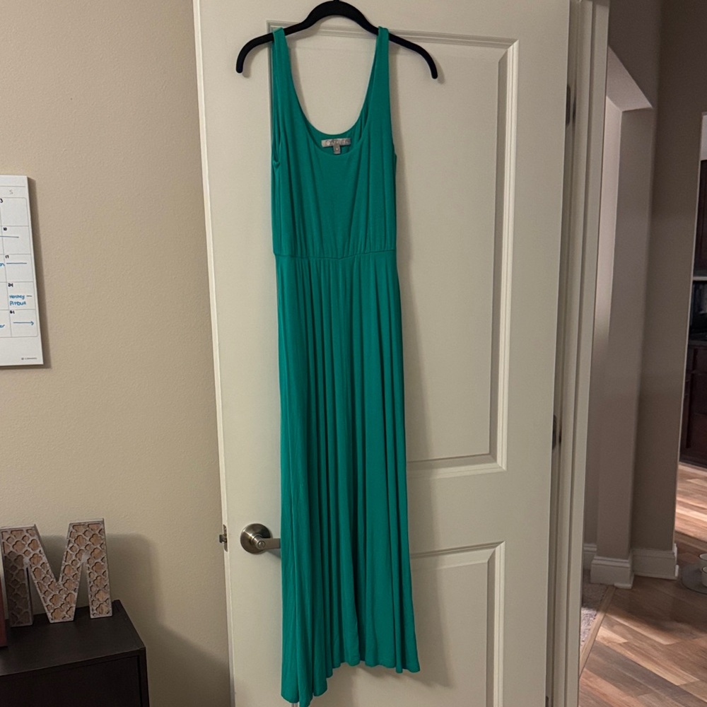 Athleta Teal Maxi Dress